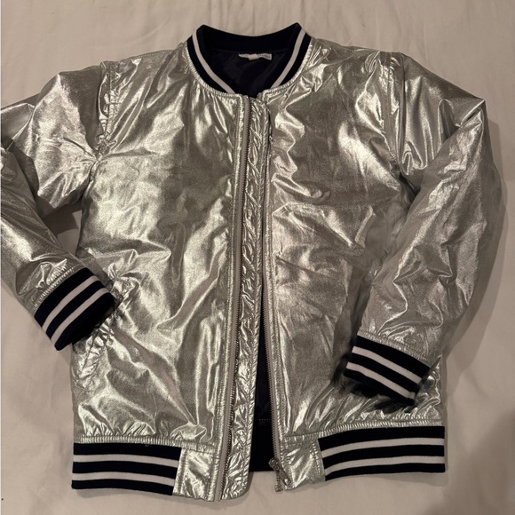 Rockets Of Awesome Other - Rockets of Awesome size 12 Kids Metallic Silver Bomber Jacket